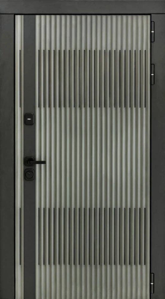 Входная дверь ДвериПРО Elfy ФЛ-790 Velutto Grigio DPRO220991 внешняя сторона