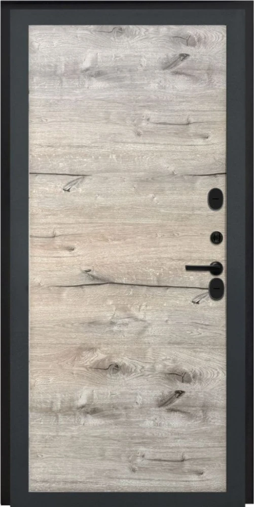 Входная дверь ДвериПРО Л-3б Без фрезеровки Дуб пацифик горизонт DPRO226456 внутренняя сторона